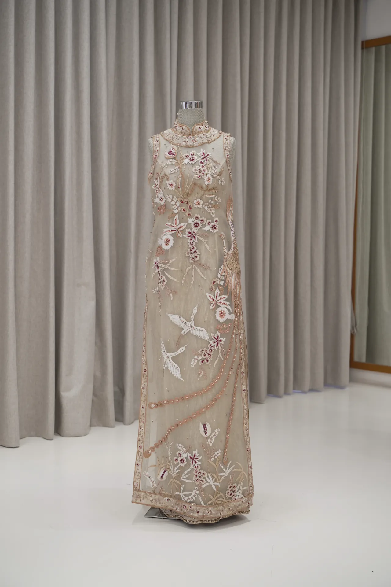 Nita - Cheongsam Mom in Champagne