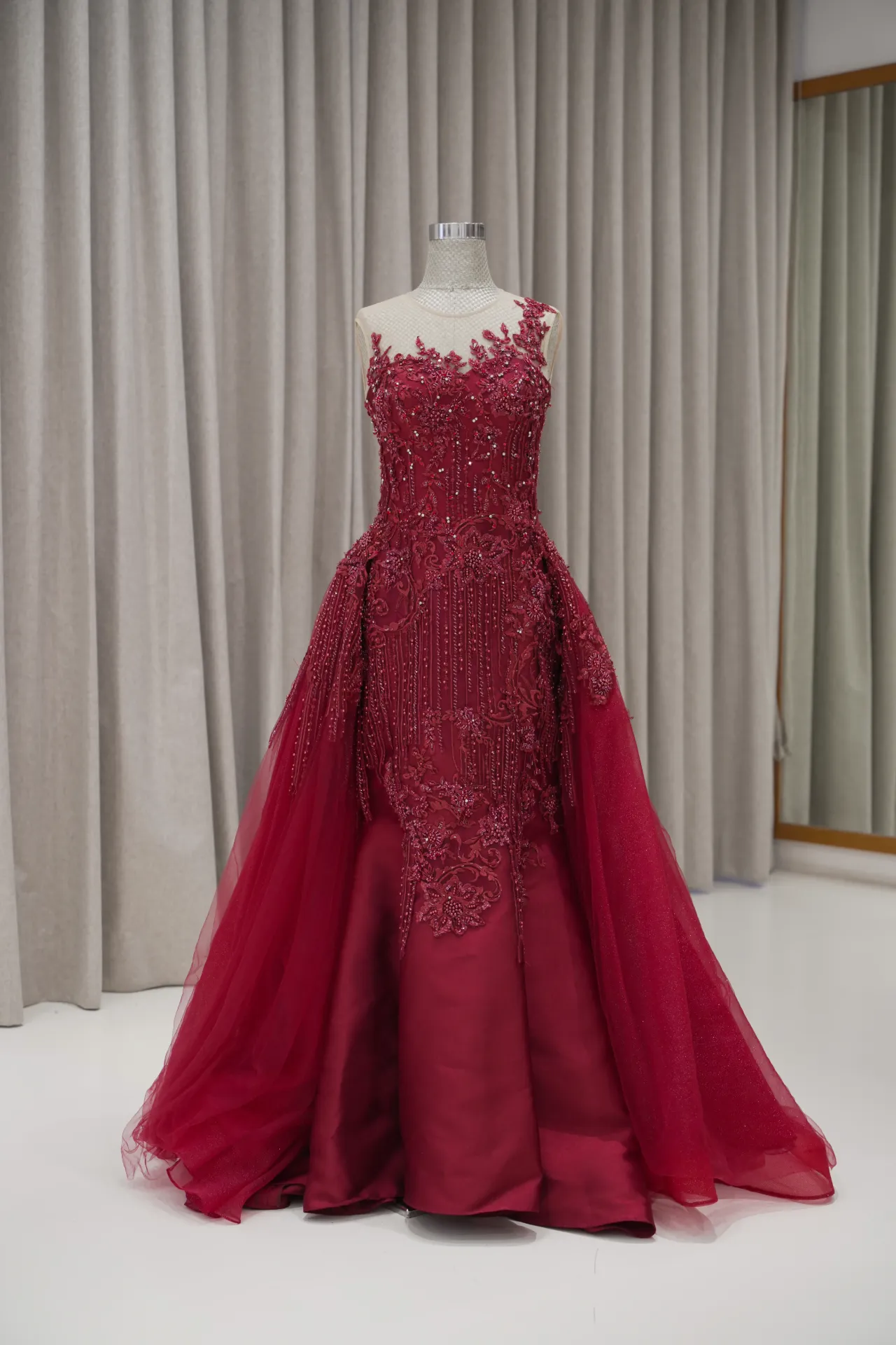 Tenni - Red One Shoulder Party Dress