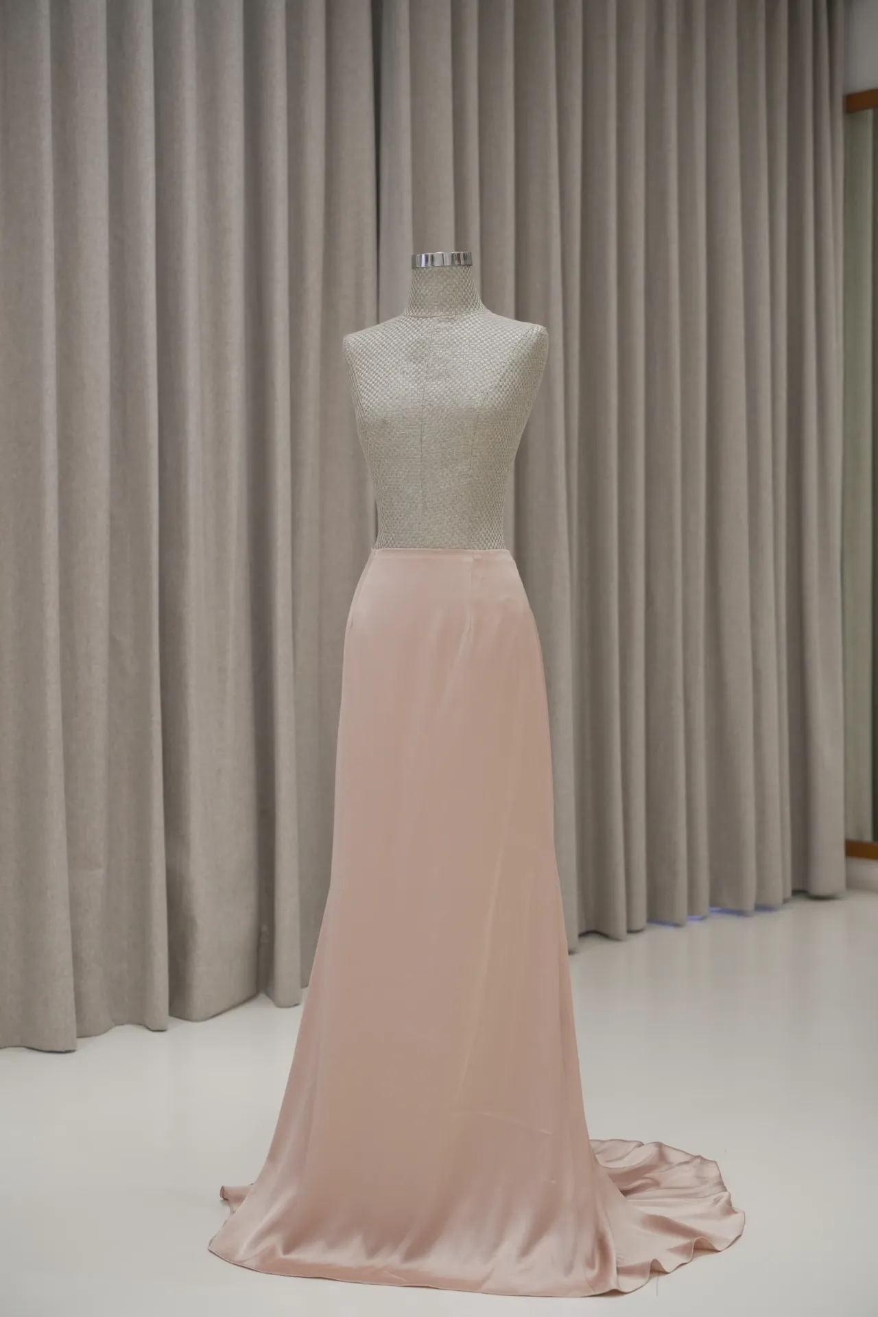 Nude Skin Inner Skirt for Robe